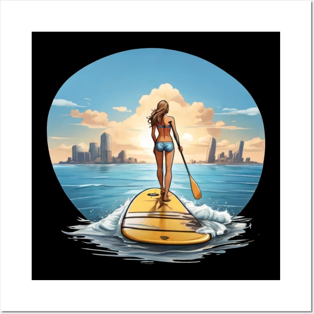 SUP Wall Art by Buff Geeks Art